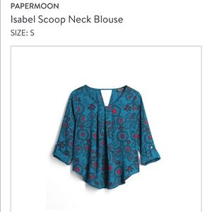 Paper-moon dress top